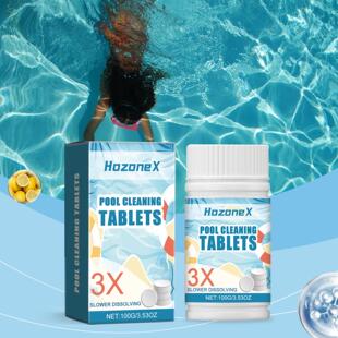 HOZONEX Pool Cleaning Effervescent Tablets - Improve water q