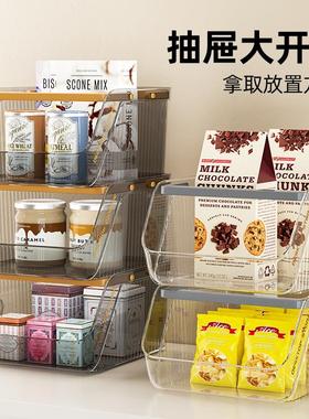 Large Capacity Desktop Organizer Box, Stackable Snack and Mi