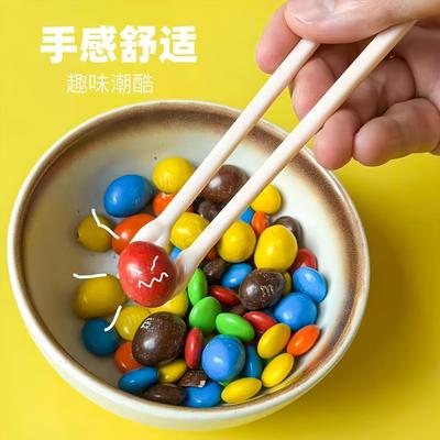 Palm chopsticks abstract神经整蛊餐具搞怪超个性便携学生套装送