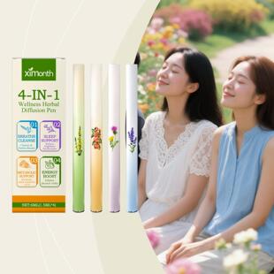 XIMONTH Herbal Energy Combo Stick - 4-in-1 for Boosting Vita