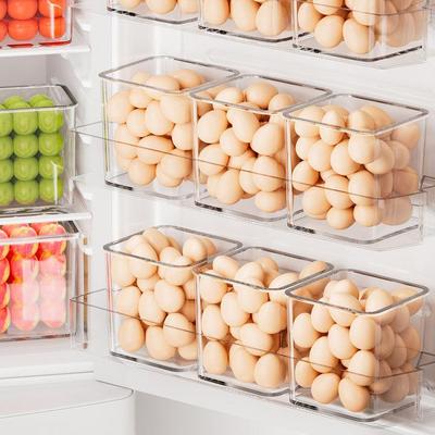 Egg storage box specifically designed for the inner side of