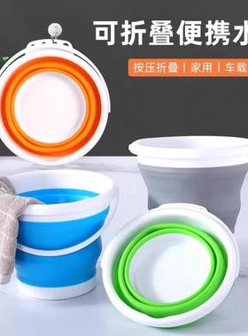 Foldable Bucket for Outdoor Fishing, Available in Large and