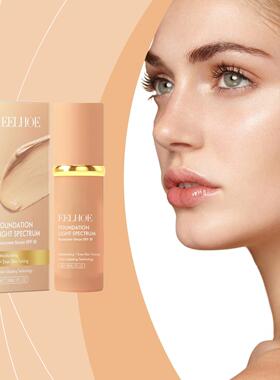 EELHOE Temperature Changing Foundation, Concealing and Moist