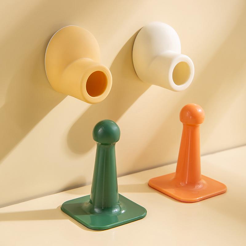 Home Cartoon Door Stopper Protection Pad No-Drilling Require