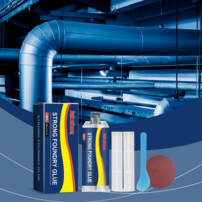 Jakehoe Metal Casting Adhesive, AB Epoxy Repair Adhesive for
