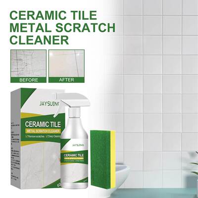 Jaysuing Tile and Metal Scratch Cleaner - For Bathroom Floor