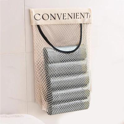 Wall-mounted trash bag storage, kitchen adhesive large capac