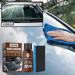 OUHOE Car Glass Coating, Nano-Coating Super Hydrophobic Crys