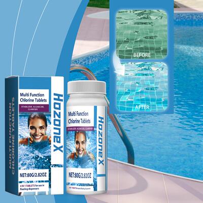HozoneX Pool Cleaning Chlorine Tablets - Effervescent Water