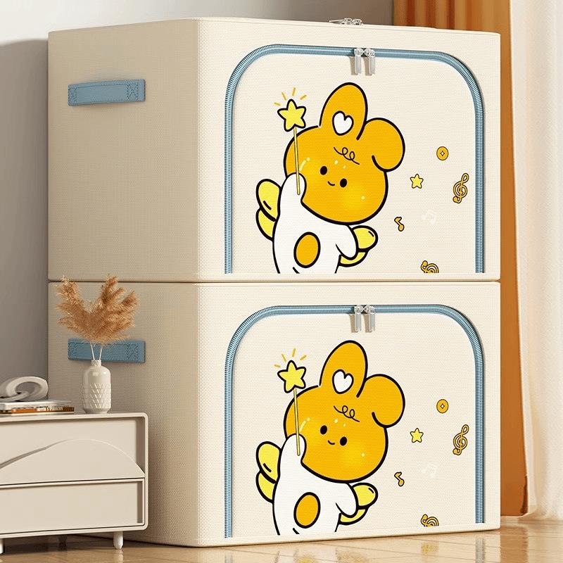 Large capacity fabric storage organizer for home use, suitab