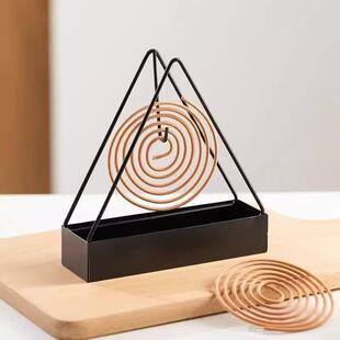 Creative Triangle Mosquito Coil Holder - Fireproof and Heat-