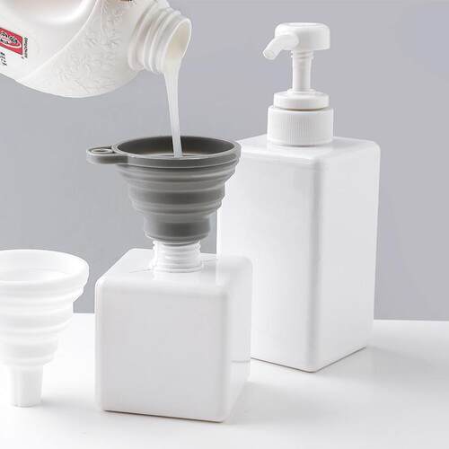 Mini silicone funnel for pouring oil, wide-mouthed wine and