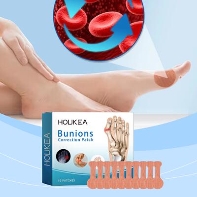 HOUKEA Bunion Toe Care Pads - Toe Separators for Preventing