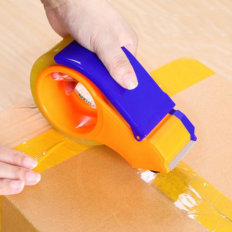 Plastic tape cutter, tape sealing machine for warehouse and