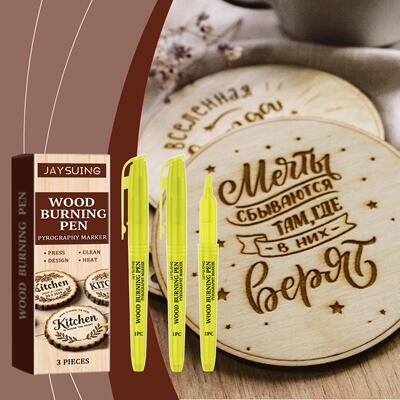 JAYSUING Wood Burning Pen Marker, Wood Marking Art Pyrograph