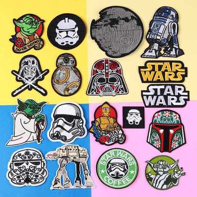 Star Wars Patch Embroidered Yoda baby Patches For Clothing I