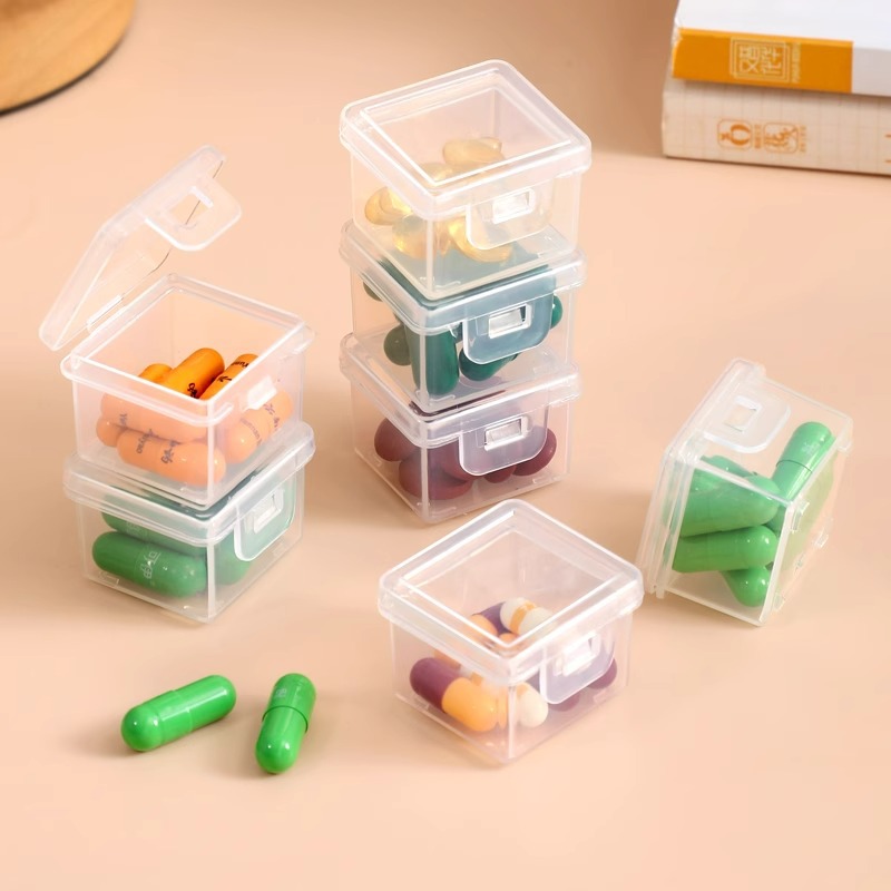 Mini Portable Pill Box Capsule Sealing Storage Container H