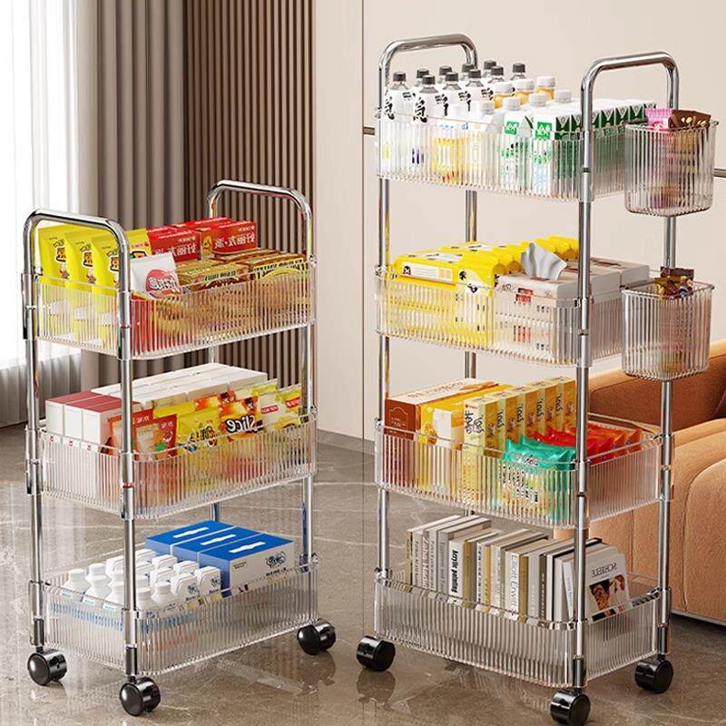 Multilevel Mobile Storage Rack for Home Use - Suitable for L