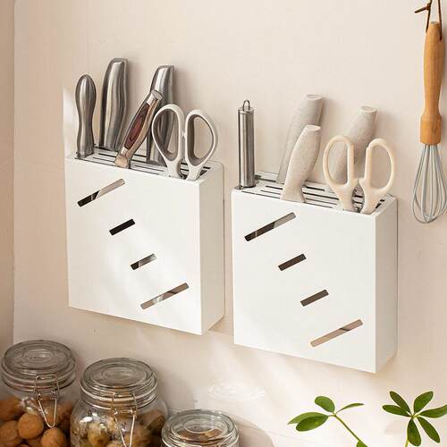 Naca Stainless Steel Wall-Mounted Knife Rack, Multi-function