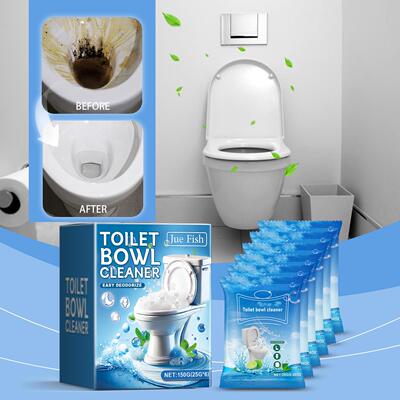 Jue Fish Toilet Cleaning Powder, Household Bathroom Toilet C