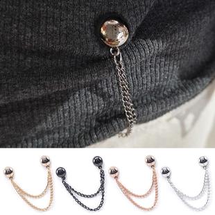 Pant Leg No-Sew Chain Magnetic Clip Fixator, Cuff Adjuster,