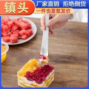 Stainless border Steel Dessert Home Wholesale Spoons Cross