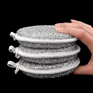 Dual-sided sponge for kitchen use, including dishwashing spo