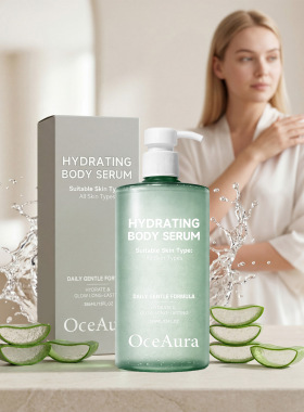 OCEAURA 保湿身体精华液 温和护理肌肤洁净清爽呵护水润精华液