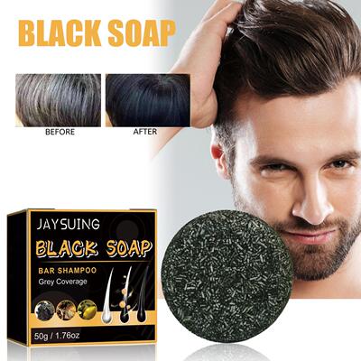 Jaysuing Black Hair Soap - For Dark, Lush, and Clean Hair. N