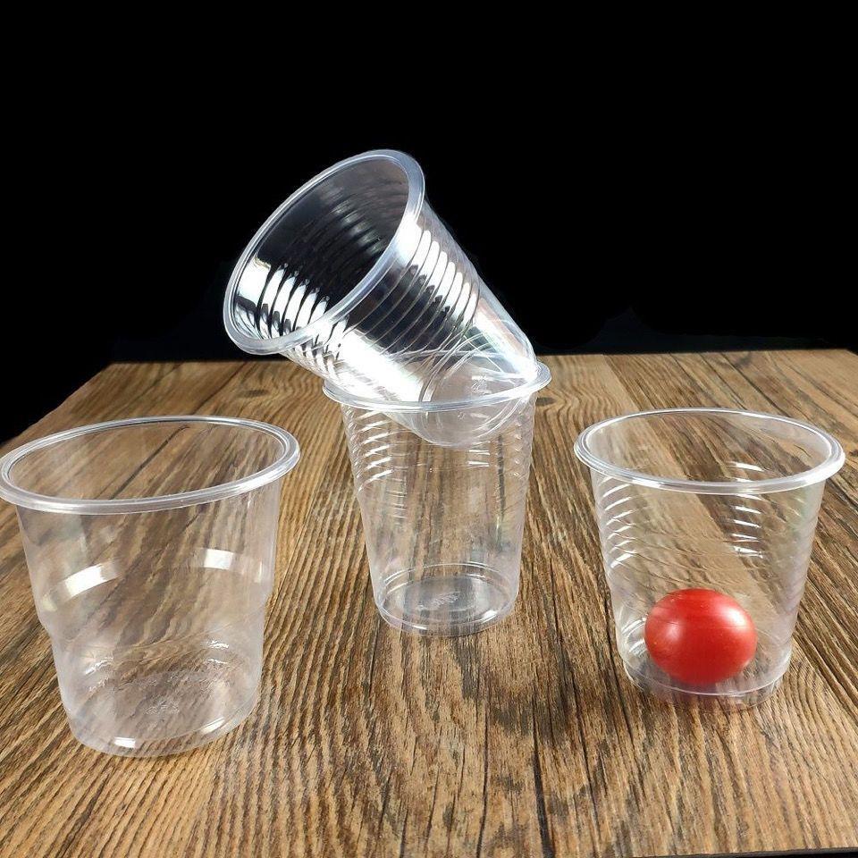 Wholesale disposable plastic cups, thickened and transparent