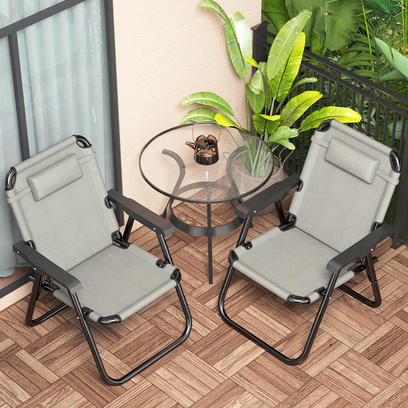 Portable Outdoor Folding Chair for Picnics, Reclining Chair