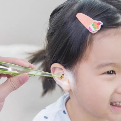 Illuminated Ear Pick and Tweezer Set for Children - Baby E