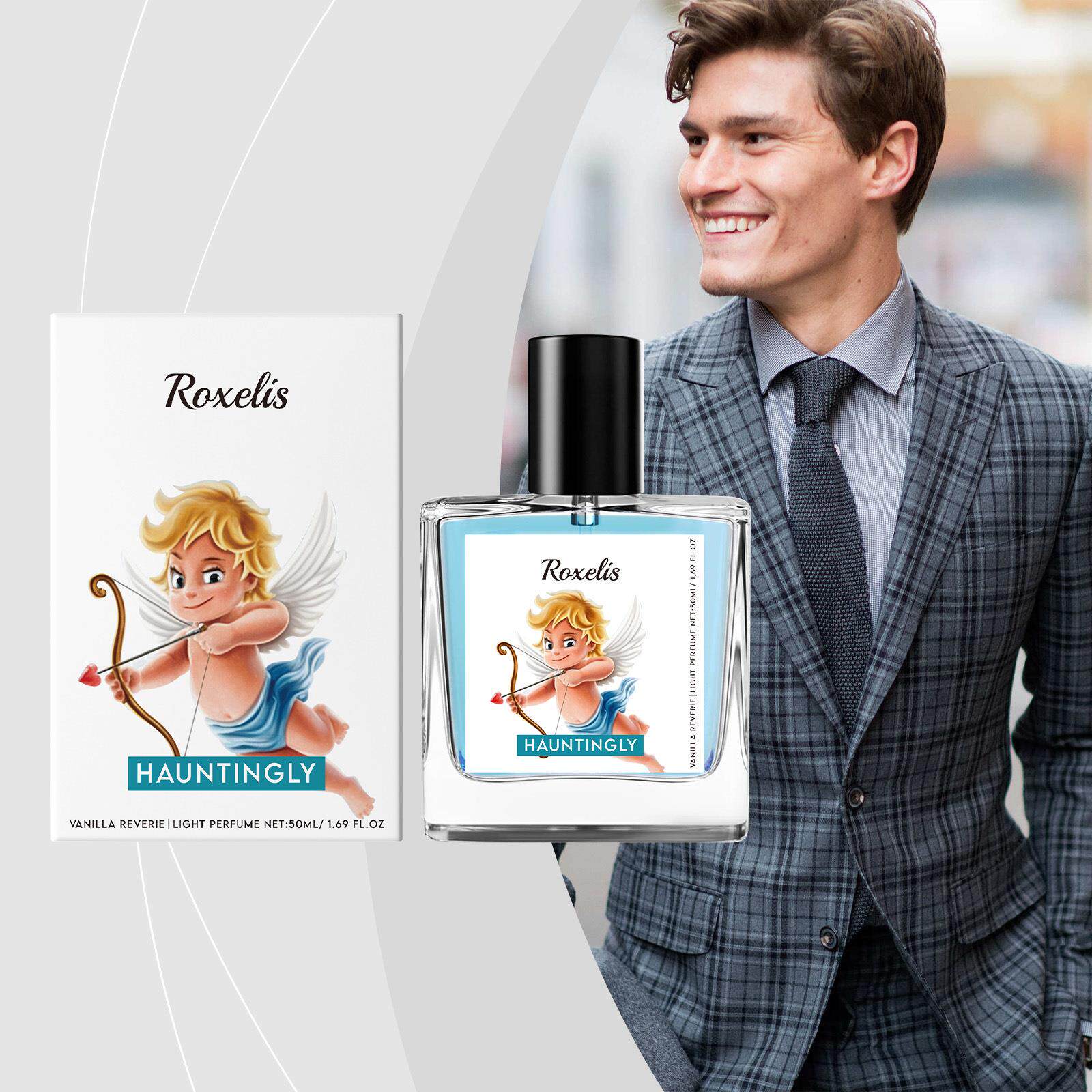 Vanilla Scented Men's Pheromone Perfume - Natural Light Frag