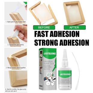 Jaysuing Multi-Purpose Adhesive Glue for Leather, Wood, Tile