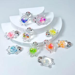 Sequin Turtle Cute New Clay Transparent DIY Accessor Glowing