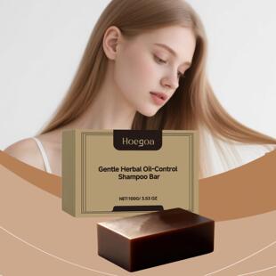 HOEGOA Herbal Oil-Control Shampoo Bar - Nourishes and cleans