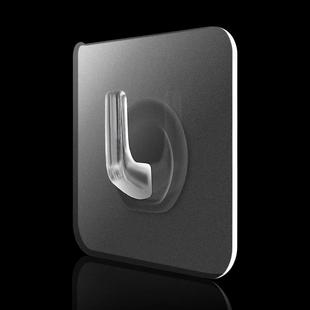 Horn-shaped hooks with no-drill, traceless strong adhesive f