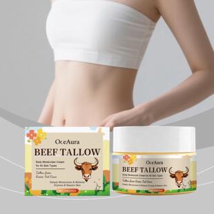 OCEAURA Moisturizing Beef Tallow Cream deeply nourishes and