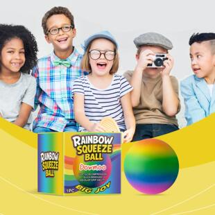 Dowmoo Rainbow Stress Relief Ball - Squishy Slow Rebound Pre