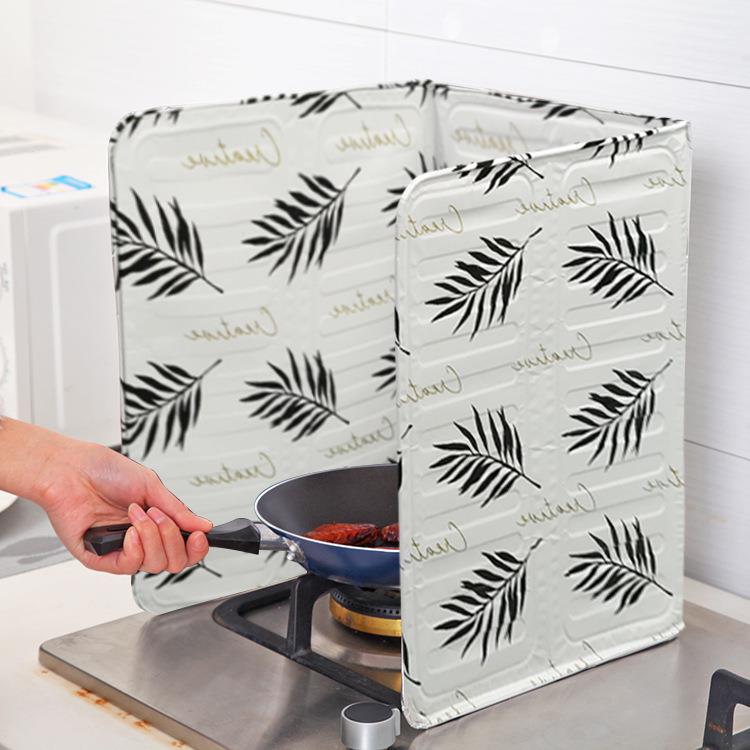 Kitchen Heat-Resistant Oil-Splash Guard, Aluminum Foil Insul