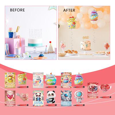 DowMoo Atmosphere Balloon Set for Valentine's Day, Proposal,