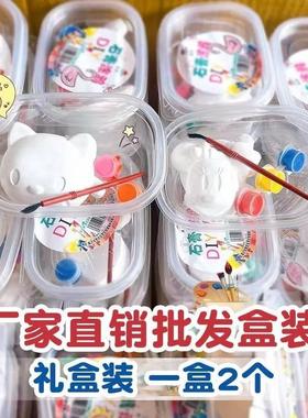 Gypsum doll coloring and graffiti creative DIY coloring gyps