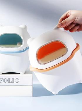 Cute small desktop trash bin, suitable for bedrooms, bedside