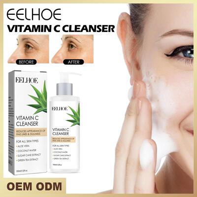 EELHOE Vitamin C Facial Cleanser - Deep Cleansing, Repairs D