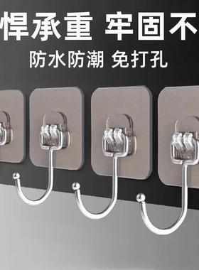 Strong adhesive wall hooks with high load-bearing capacity,