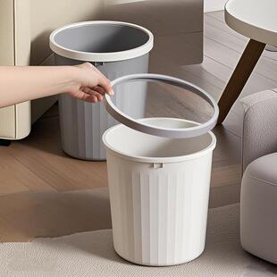 Large Capacity Plastic Trash Can for Home Kitchen and Bathro