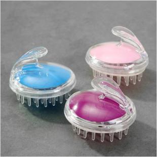 Crystal Clear Shampoo Brush Silicone Head Massager Manufactu