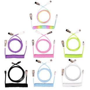 Keyboard Wire Type USB Coiled Mechanical Cable