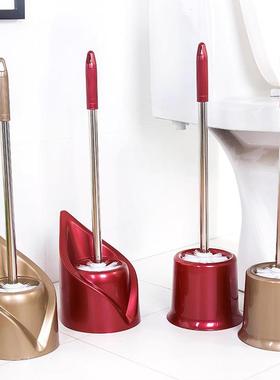 Long-handled toilet cleaning brush for home bathrooms, desig