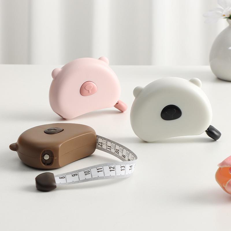 Three-in-One Adorable Bear Magnetic Waist Measuring Tape for